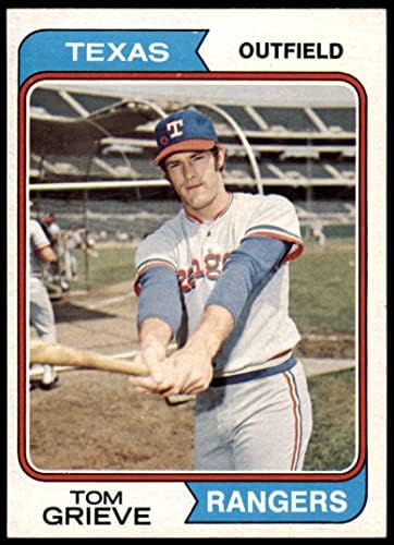1974 Topps 268 Това Грийв Тексас Рейнджърс (Бейзболна картичка) EX/Mount Рейнджърс