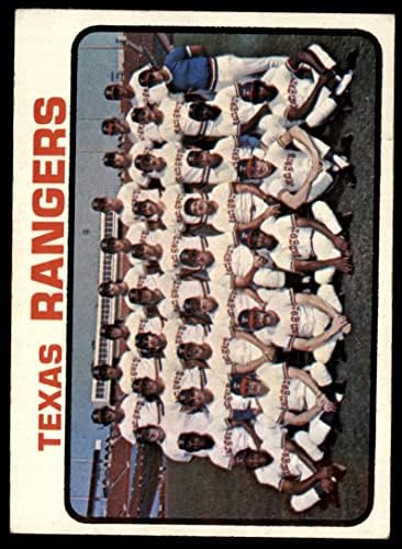 1973 Топпс 7 Рейнджърс Екип Тексас Рейнджърс (Бейзболна картичка), БИВШ Рейнджърс