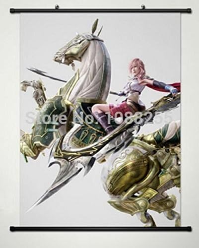 Cartoony света на аксесоари за Дома Аниме е Final Fantasy Стенен Превъртане Плакат Светкавица / Odi
