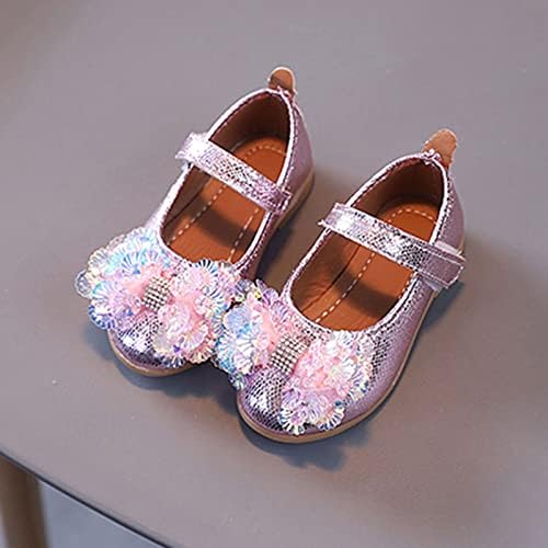 Модел обувки за малки Момичета; Модел обувки Мери Джейн; Обувки Принцеса с Цветовете на Нисък Ток за Учебната