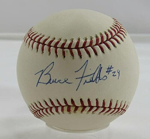 Брус Фийлдс Подписа Автограф Rawlings Baseball B112 - Бейзболни Топки С Автографи