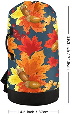 Есенна Чанта за дрехи с есента листа, тежка Раница за дрехи с плечевыми ремъци, дръжки, пътна чанта за дрехи,