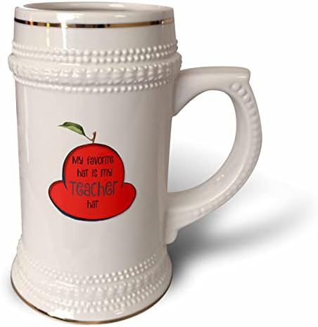3. Червената шапчица в форма на ябълка с надпис - чаша за стейна на 22 унция (stn-363510-1)