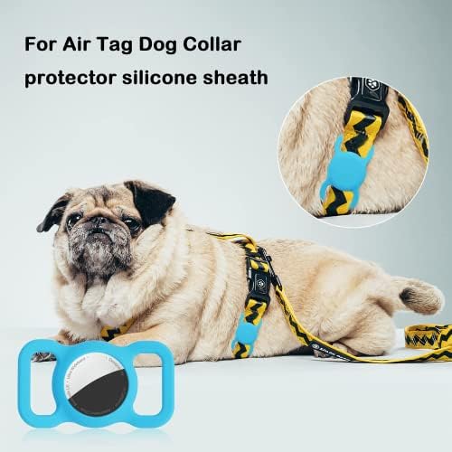 Калъф-стойка за яка за кучета с въздушна биркой NC, (2 опаковки) Силиконов Защитен калъф за Apple Airtag 2021,