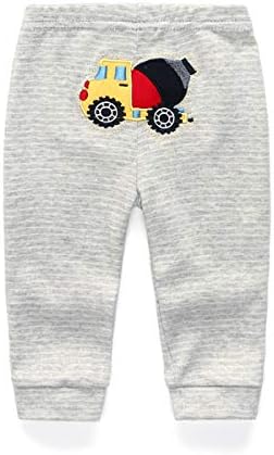 Kiddiezoom/Панталони за новородени, Памучни Панталони, Унисекс, за деца, Сладки Бебешки Панталони