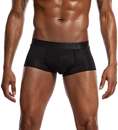 Мъжки Слипове-Боксерки, Изработени От Памук Бельо Боксьор Гащи Дъно На Чантата Печатни Гащи Къси Панталони Сексуално