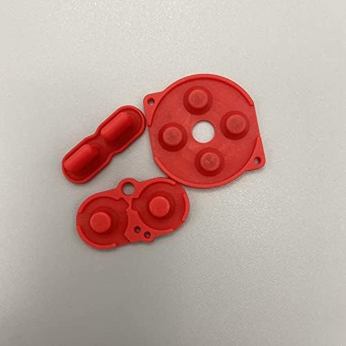 Водещ тампон за бутоните за конзолата за видео игри Gameboy Pocket GBP A B D-тампон, за бутони (червен)