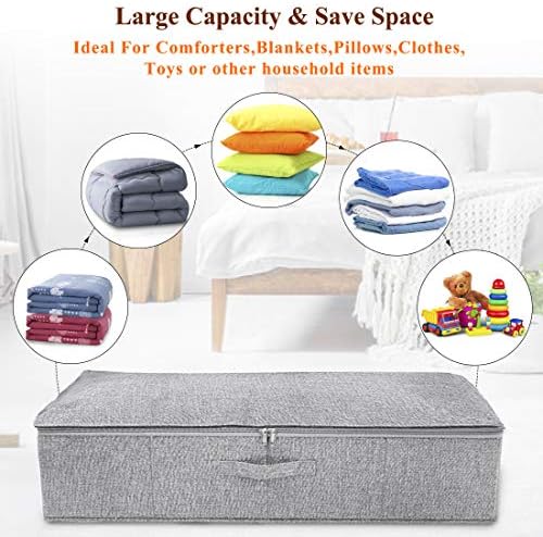 punemi 2 Бр., Стол-хладилник за съхранение под леглото и Раница, Сгъваем Здрав Органайзер За съхранение на дрехи