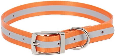 Нашийник за кучета Petmate Products 10796, размер 1 на 20-28 см, Оранжево-сиво