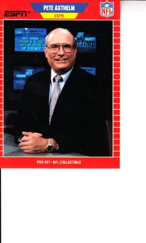 1989 Професионален набор от Диктора са подбрани футболна карта Пита Акстхельма №4
