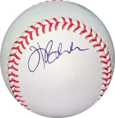 Ханк Блэлок подписа Официален договор с Роулингз в Мейджър лийг бейзбол - Холограма JSA EE63132 (Рейнджърс
