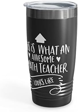 Забавна Невероятна Кафеена чаша за учителя по математика, В знак на признателност (11 грама, rosea)
