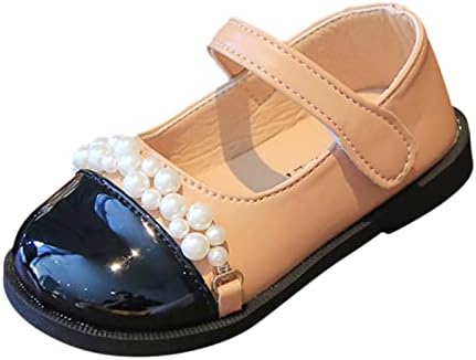 Ежедневни обувки за бебета и момичета; Модни Есенни Модела обувки с дебела подметка с кръгла пръсти и се деформира; Обувки за момичета от 5 години (кафява, 6-7 години)