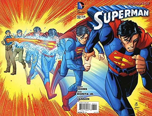 Супермен (3-та серия) 32 VF / NM ; Комиксите DC | Новост 52 - Джон Ромита-младши.
