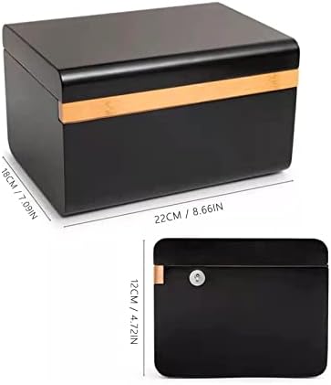 Бамбук Кутия за съхранение на Charella Premium С Подвижна Чекмедже Подвижна Разделител Дървена Кутия За съхранение