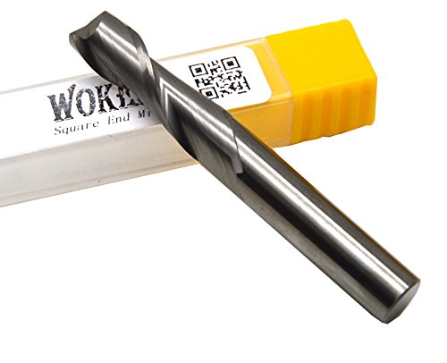 Wokesi Диаметър на рязане 1 мм, Специална Квадратна Бележка слот за алуминиеви Медни сплави, Графитовая, HRC55,