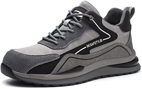 Мъжки Работна обувки, Защитни обувки със стоманени пръсти, за мъжете, по-Леки Работни Маратонки, Защитени от Пробиви Работна обувки за строителството, Нескользящие