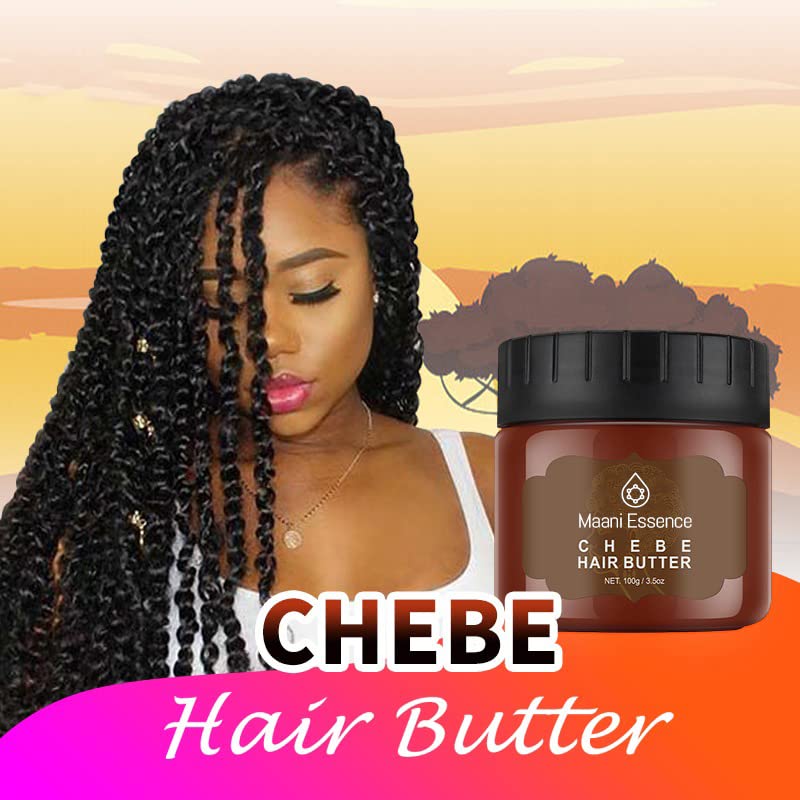Натурален Маслен Крем за коса CHEBE, Африканска Серум-пудра на Прах Chebe, Изработени от Автентичната Прах