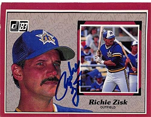 Бейзболна картичка с автограф Ричи Зиска (Сиатъл Маринърс) 1983 Donruss 54 3x5 All Stars - Бейзболни картички