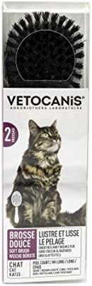 Vetocanis Нежна Масажна четка за грижа за Котки, Сиво, 0,140989 кг