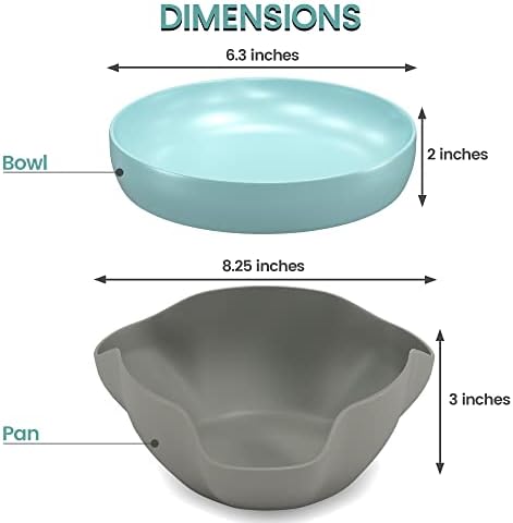 Фисташковая купа от Elevated Essentials - Сервировочная купа, в две чинии с отделение за черупката - идеален