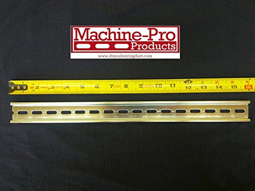 Machine-Pro Products DR3575ST-Стомана DIN-пръчка с прорези с ширина 16 см 35 mm и 400 mm (16 инча)